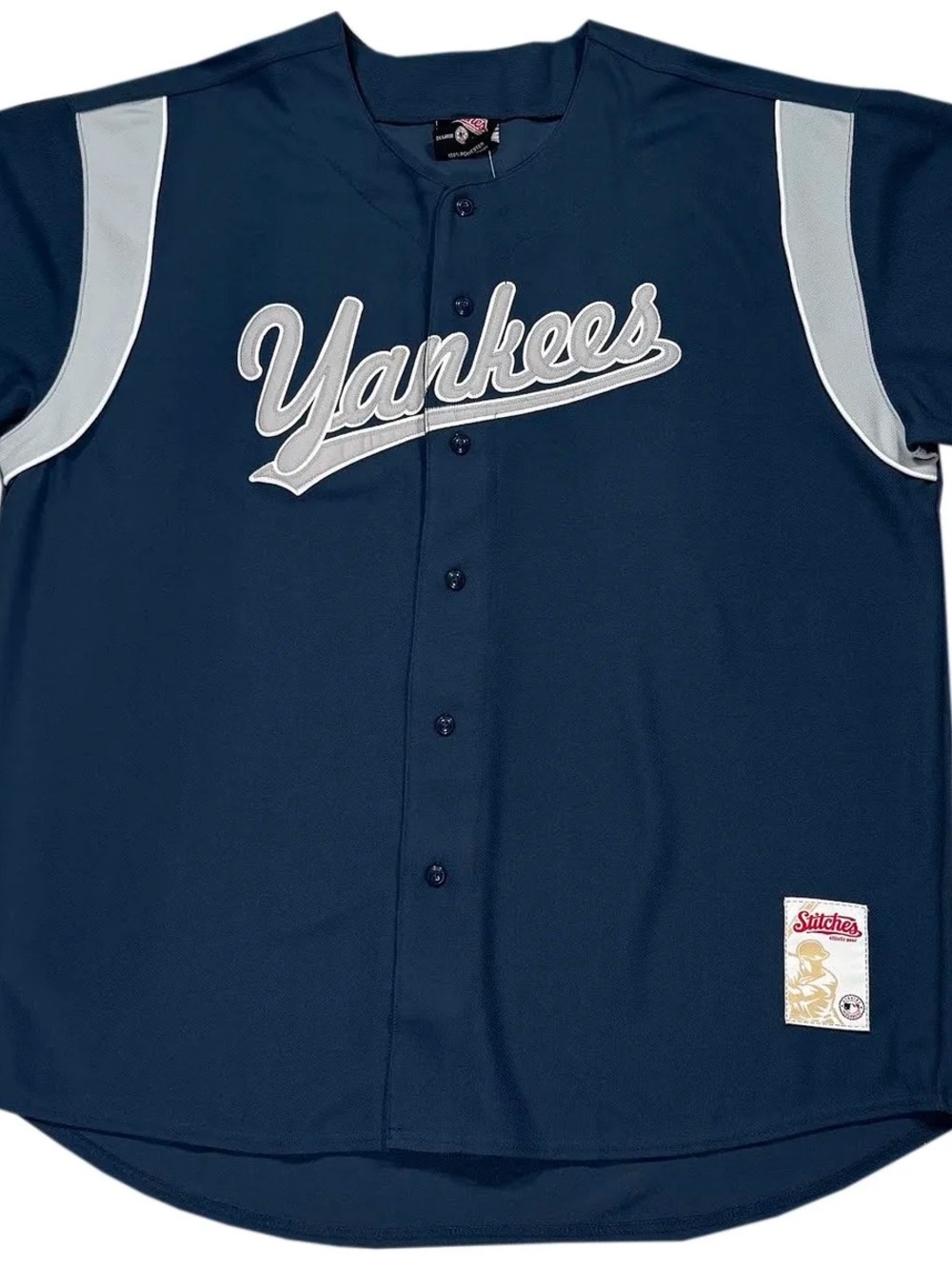 Vintage Stitches New York Yankees Blank Jersey (Size XXL) NWT